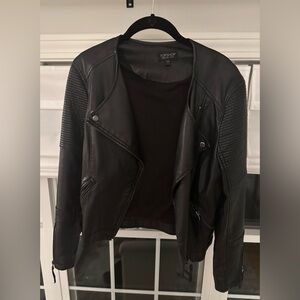 Top Shop Black Leather Jacket